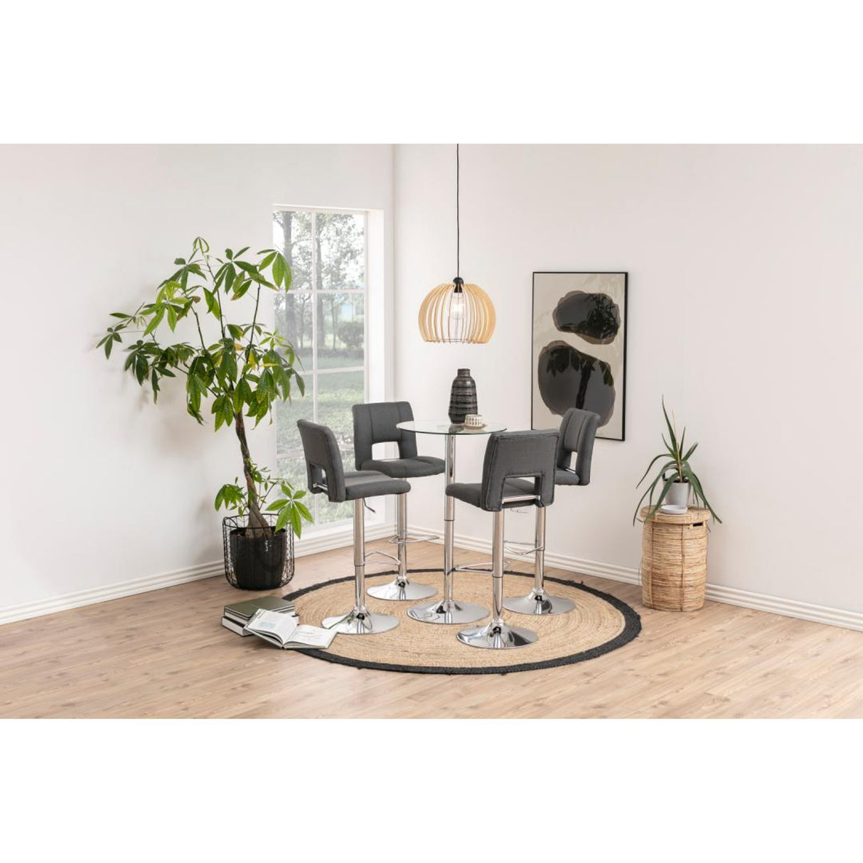 Strasbourg Barstol Corsica Mörkgrå