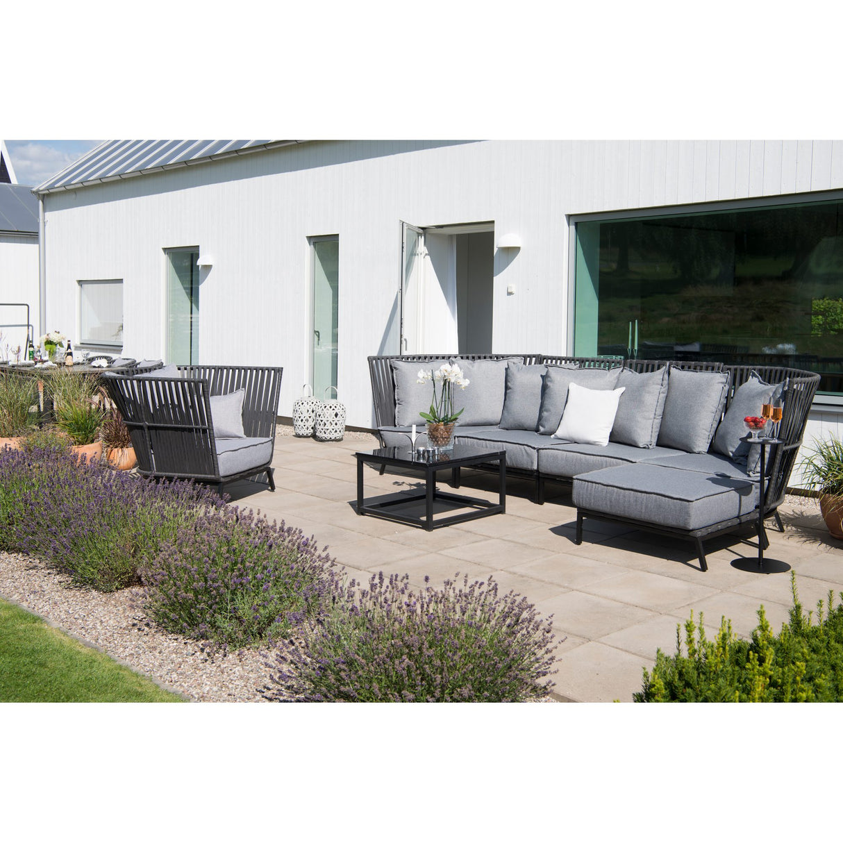 Jet Set Mini Ø23 cm Utebord Svart