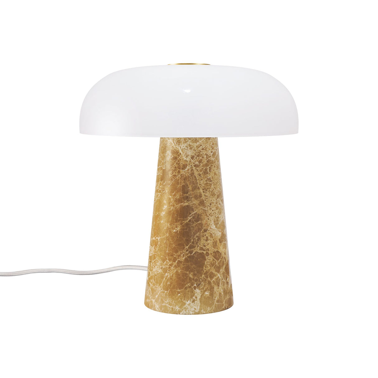 Glossy Bordslampa Beige