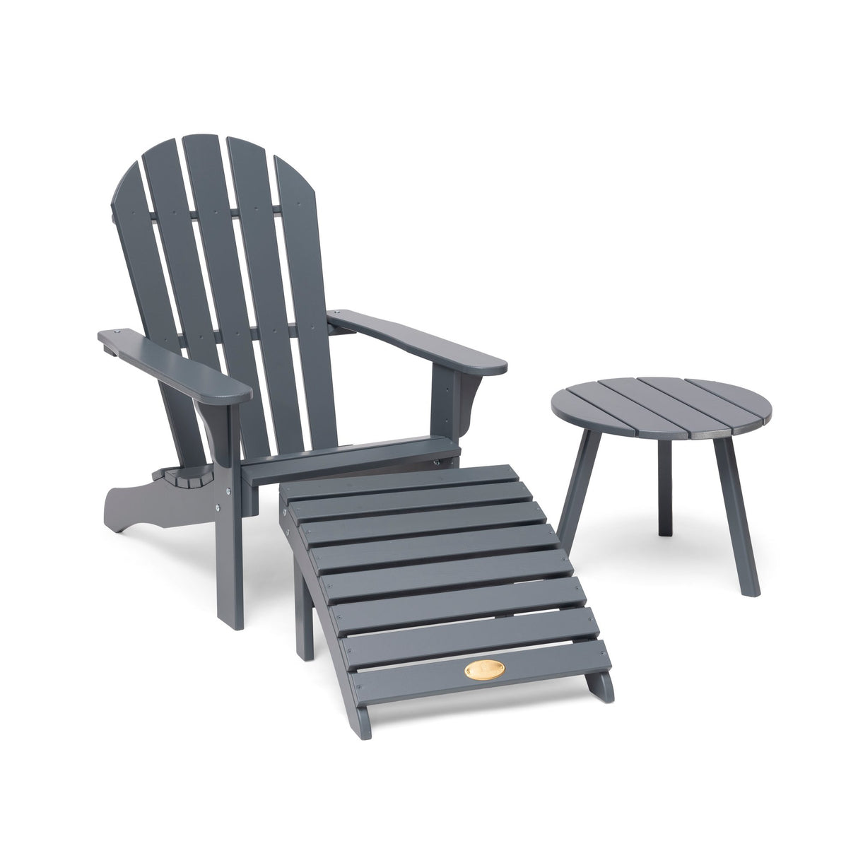 Tennessee Utesidobord Ø50 cm Grå