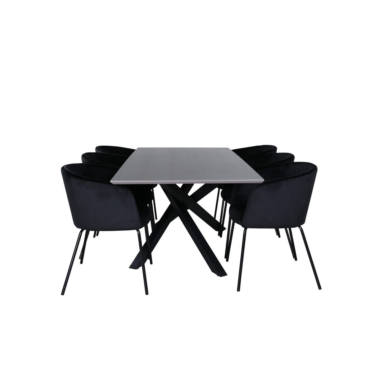 Piazza, Berit Rektangulär matgrupp