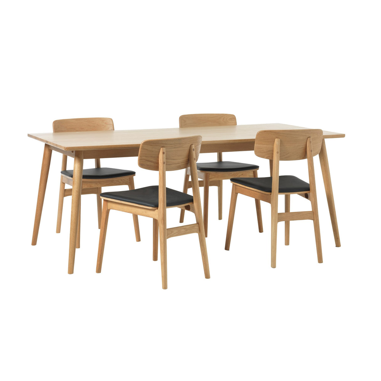 Raquel Bord 190x90 cm, Naturlig ek