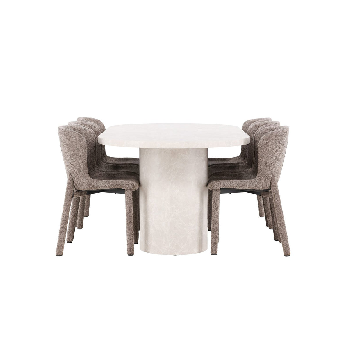 Narvik, Astoria Oval matgrupp Brun, Beige, 200 x 100