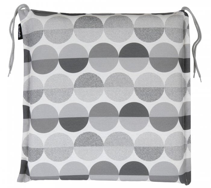 Naxos Sittdyna Grå Mönstrad