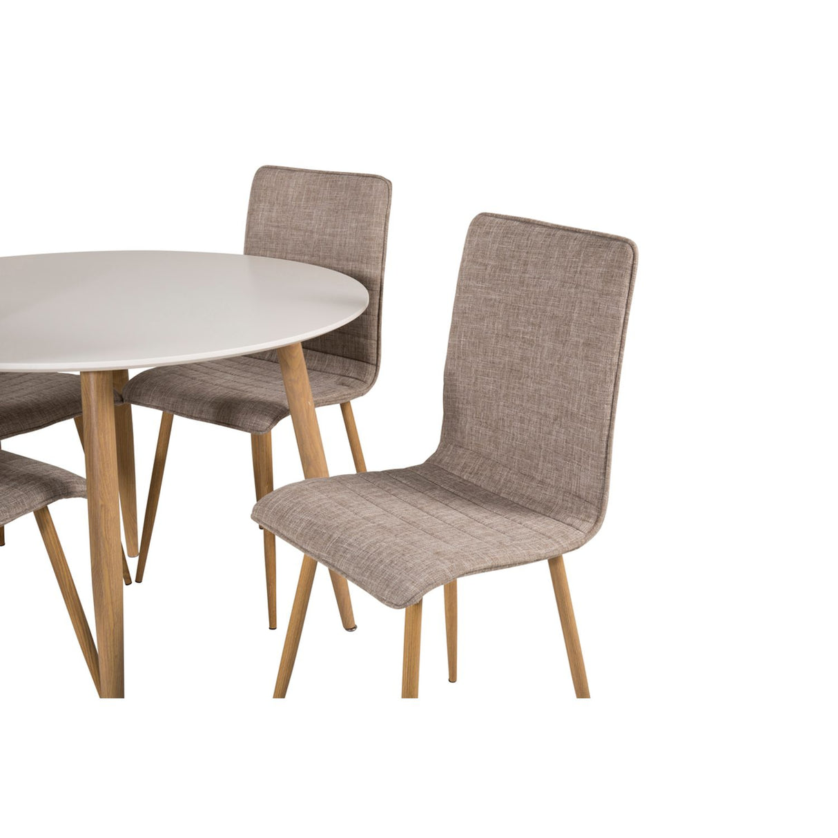 Plaza, Windu Rund matgrupp Natur, Natur, vit, ⌀100