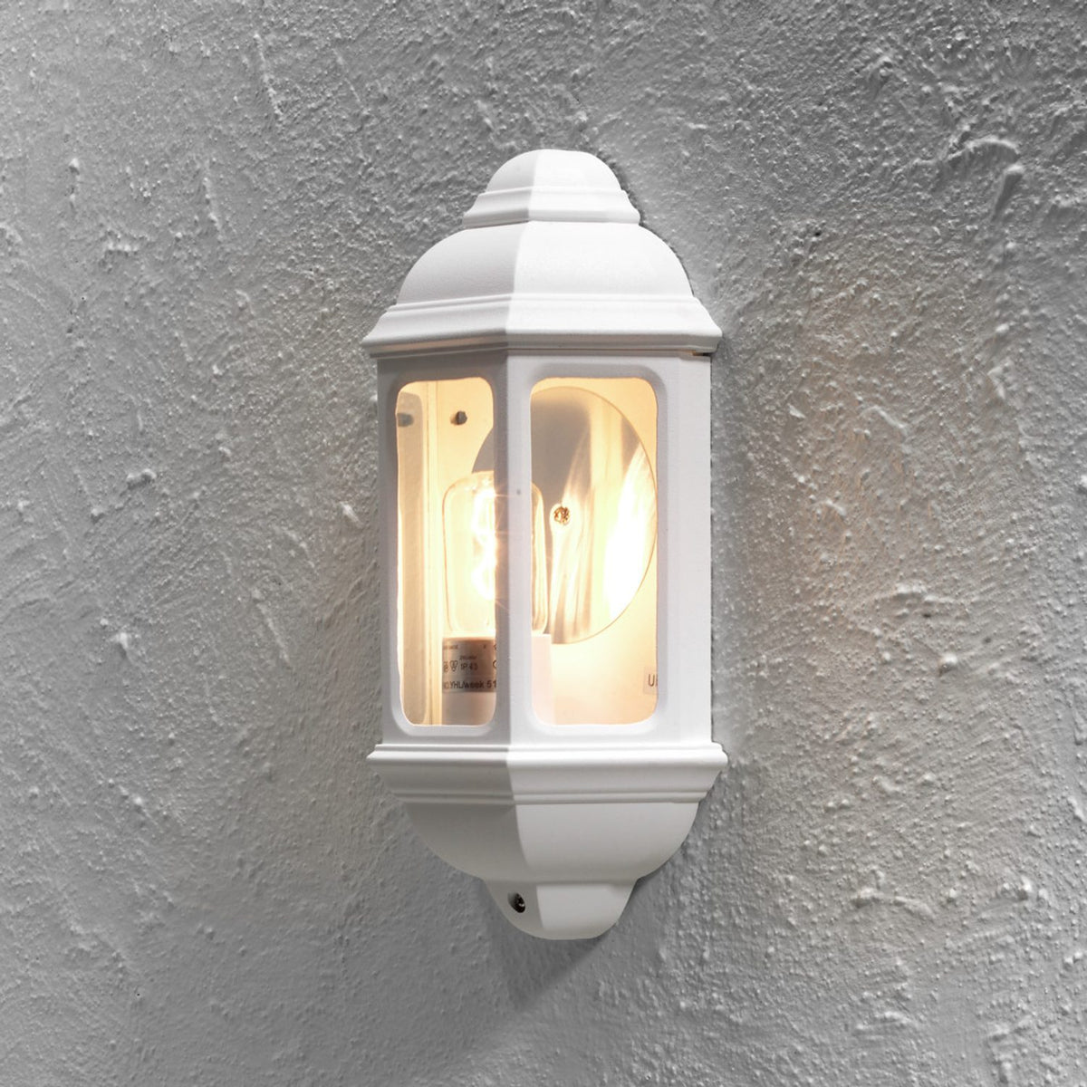 Cagliari Plafond E27 Vägglampa Ute Vit