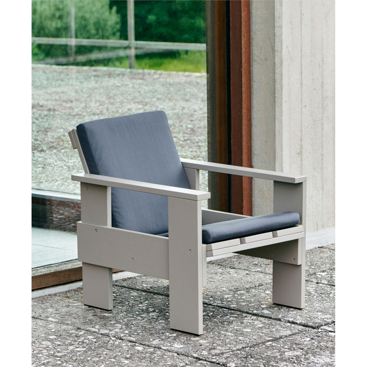 till Crate fåtölj 49 × 103 cm Vikbar dyna Anthracite
