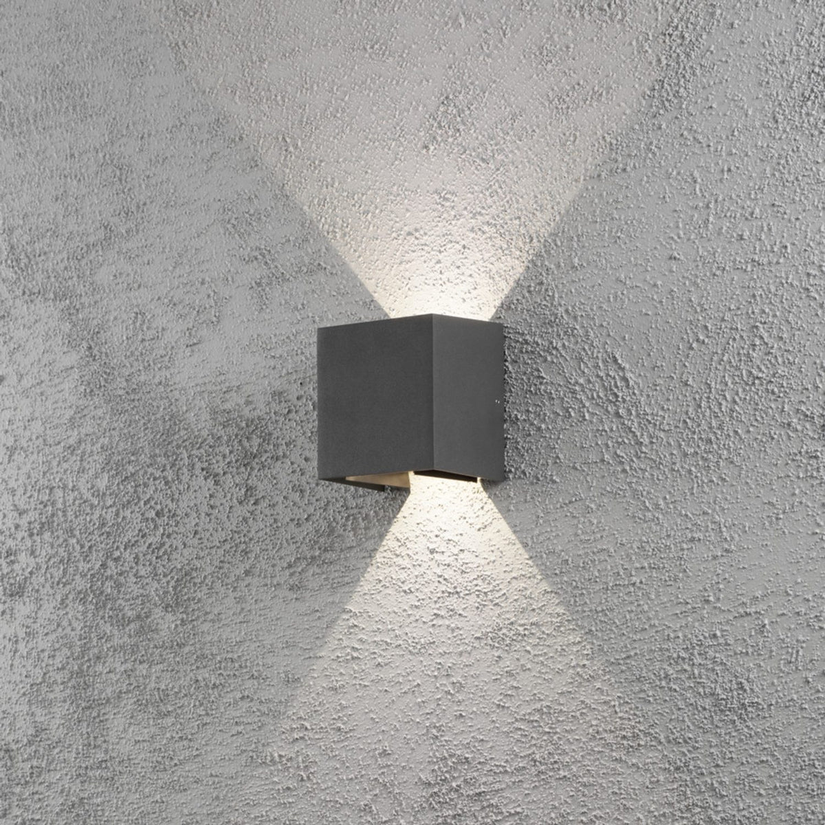 Cremona HP-LED 2x3W 13.5 cm Vägglampa Ute Antracit