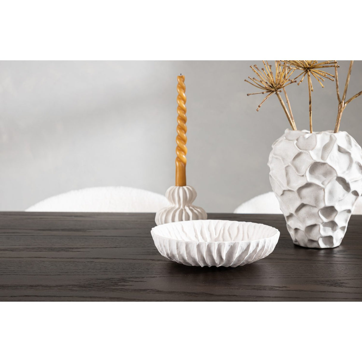 Stone, Chico Oval matgrupp Vit, Svart, mocka, 220 x 100