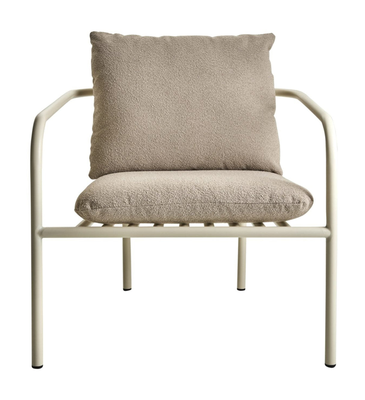 Bendt Utefåtölj Pearl White/Teddy Beige