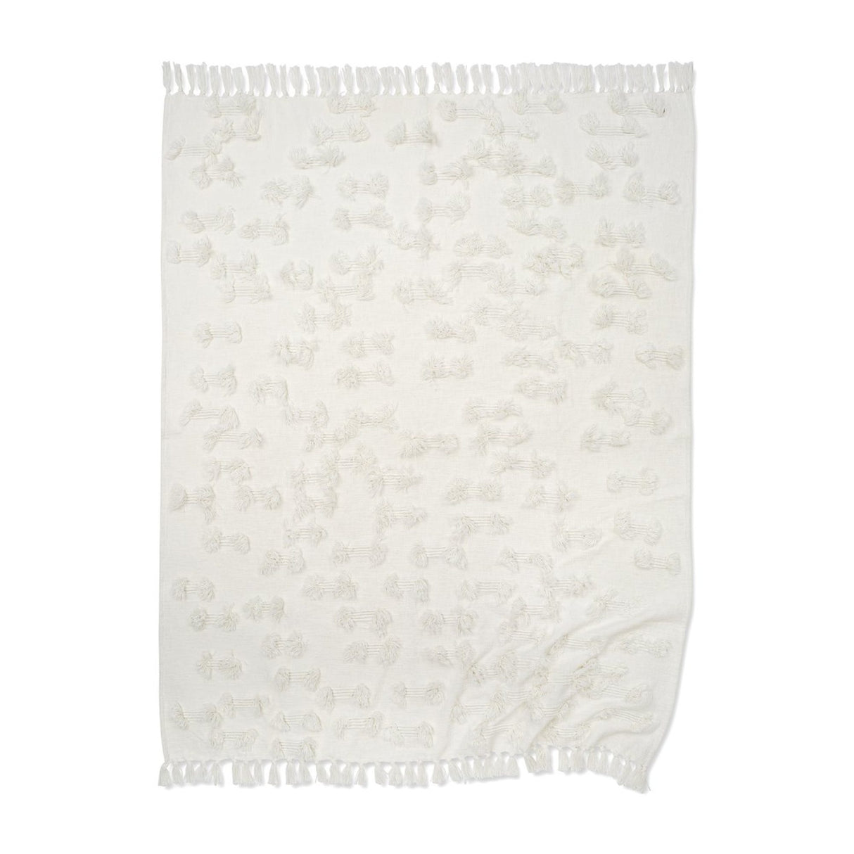 Rope 130x170 cm Pläd Vit