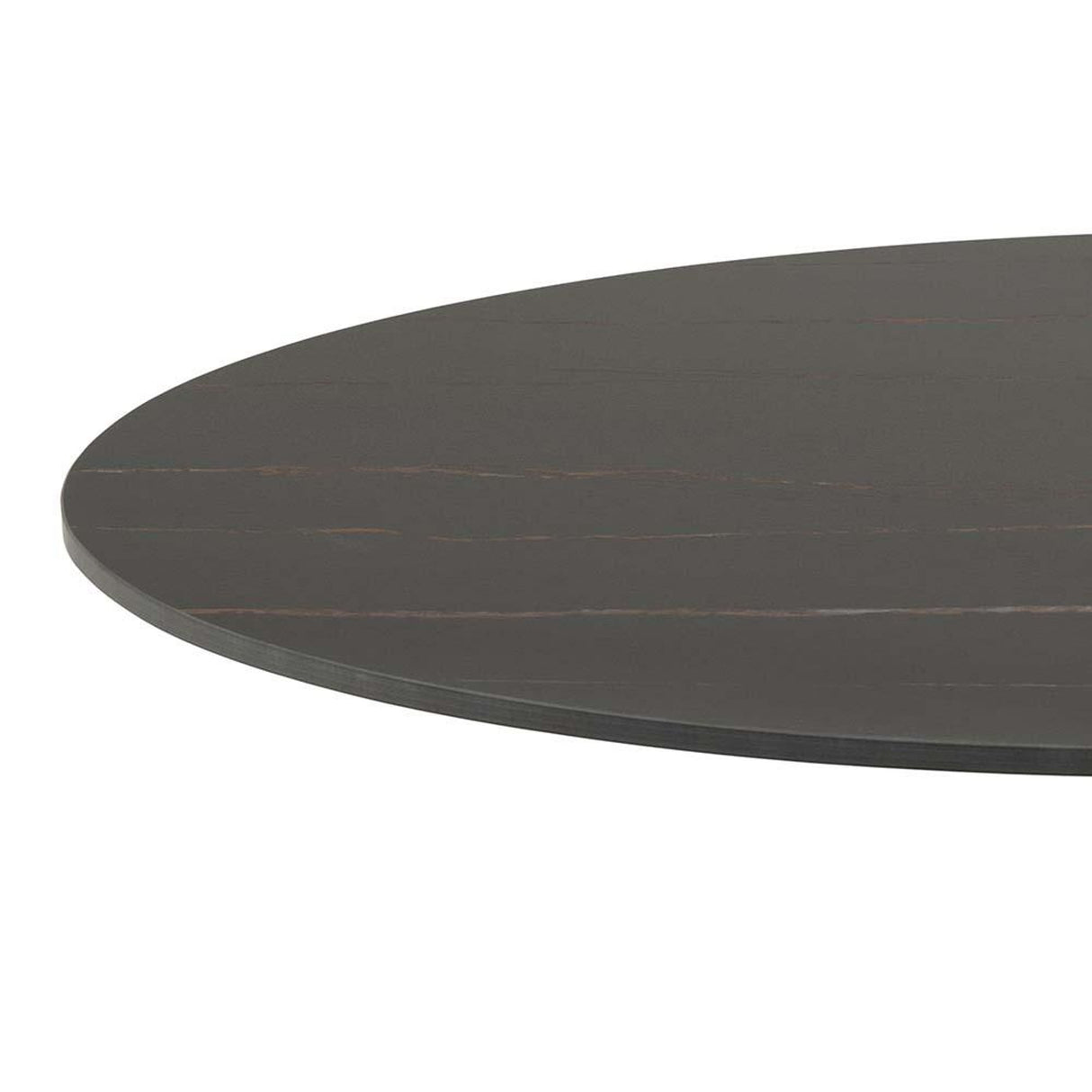 Rennes Matbord Rund 90 cm Svart Grantham