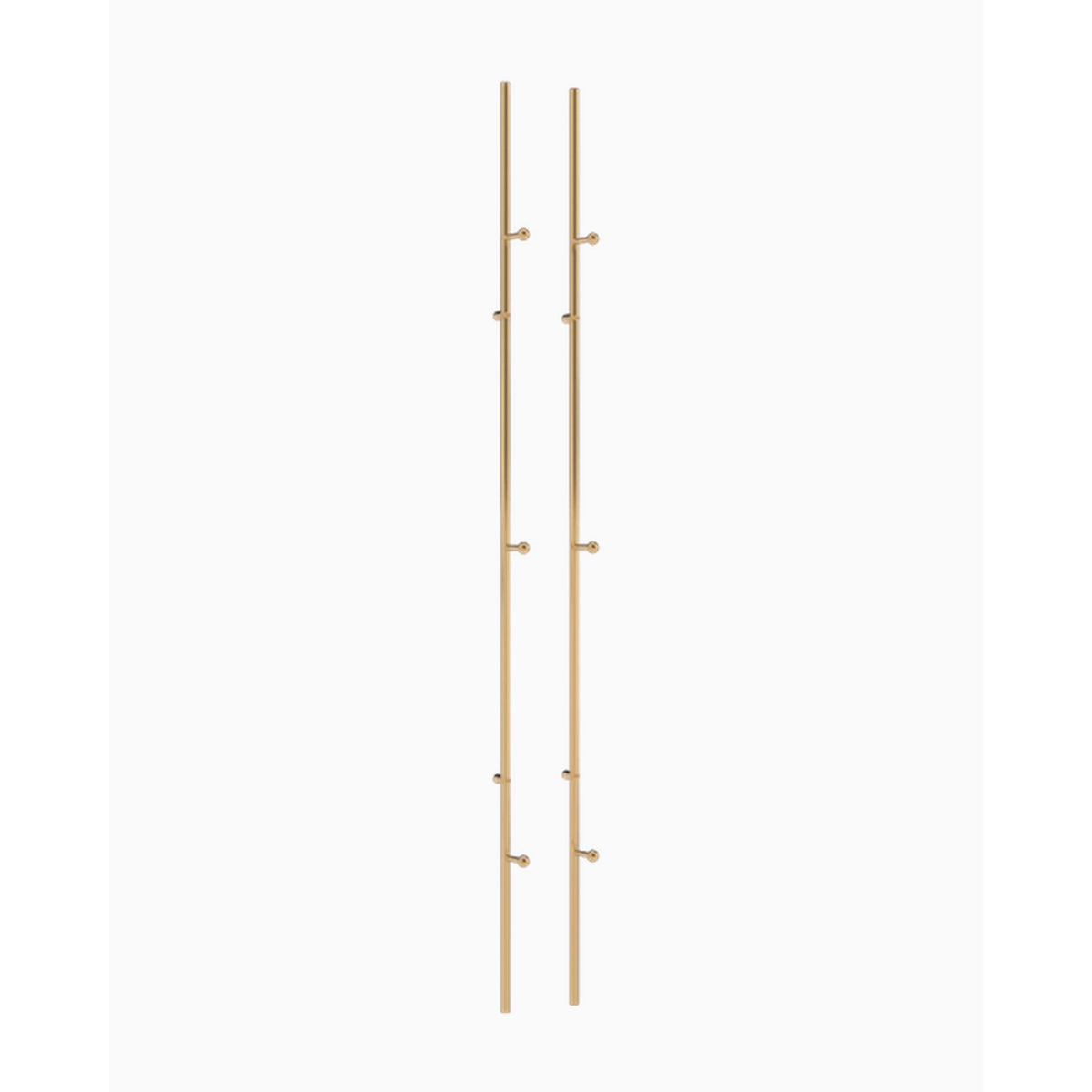 2-pack Klädhängare Guld