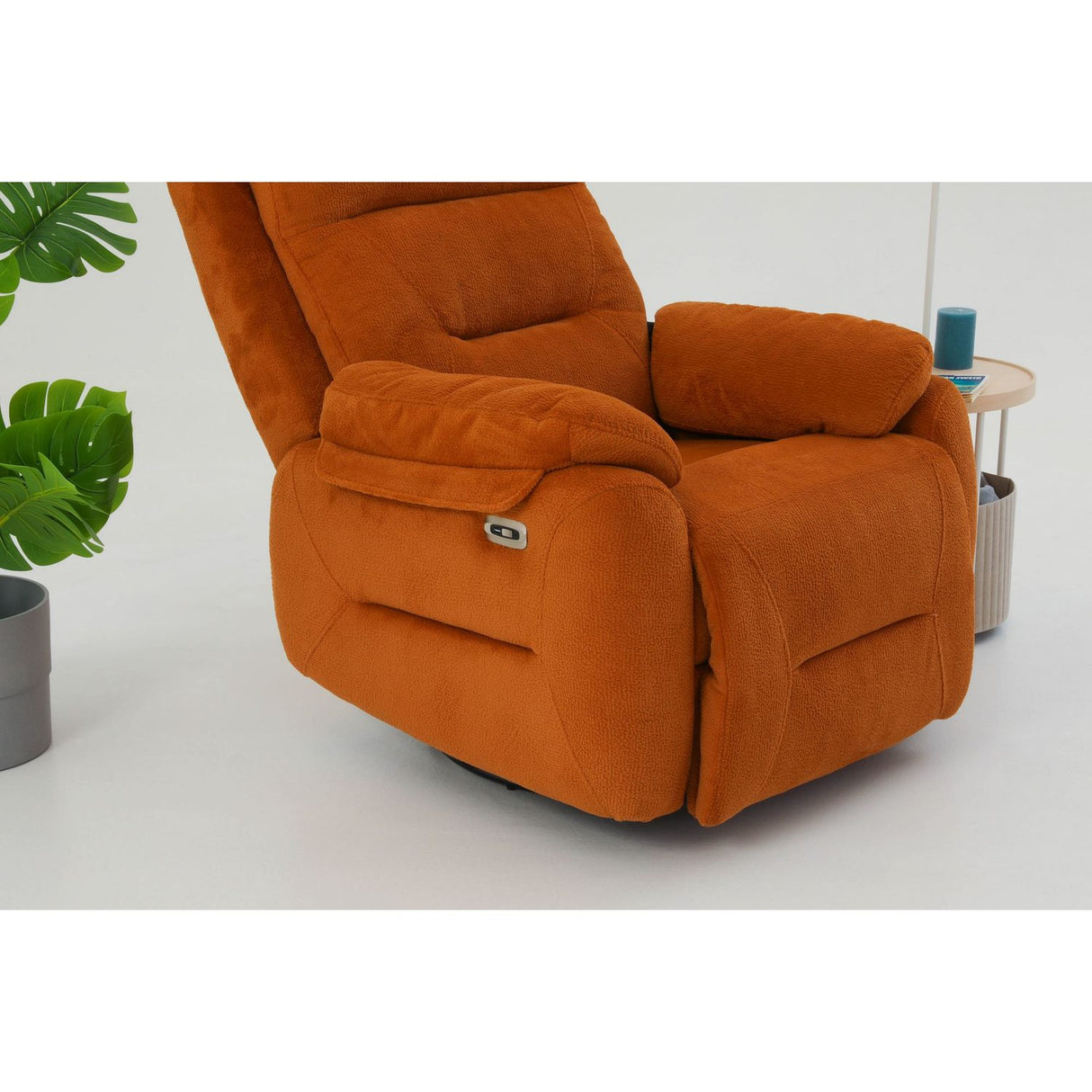 Angela Electric Reclinerfåtölj Tegelröd