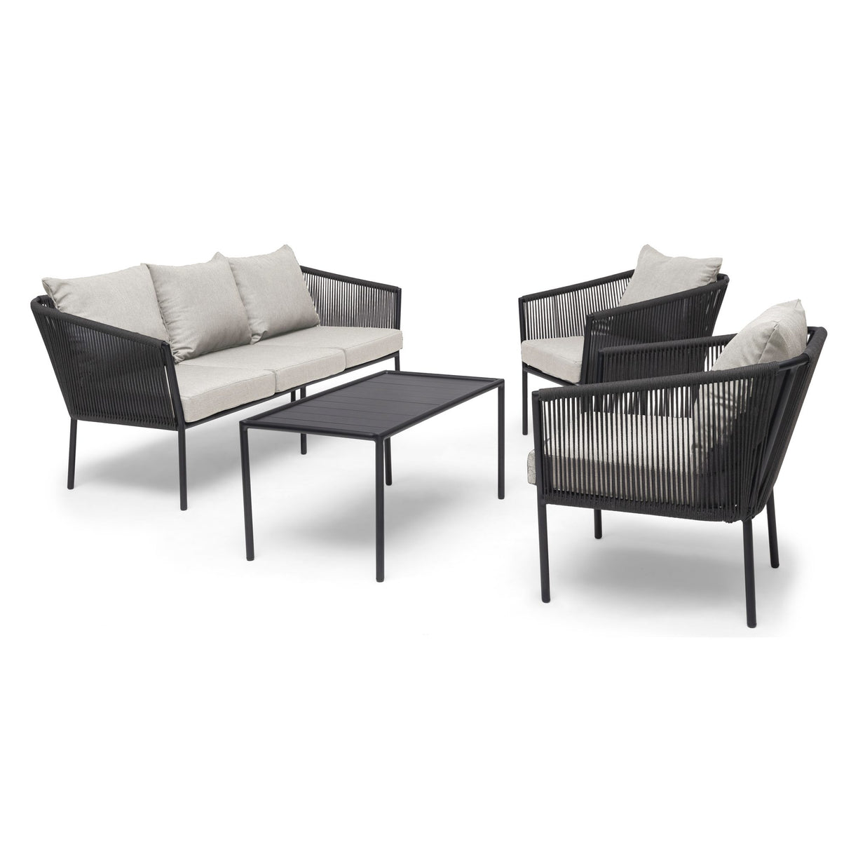 Lersund Soffgrupp Svart/Grå