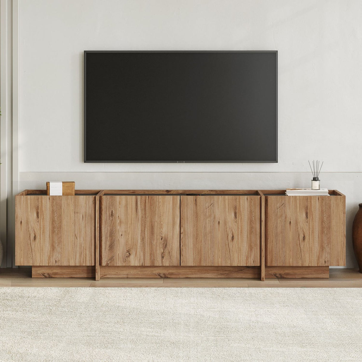 Victoria TV-bänk Atlantic Pine Antracit