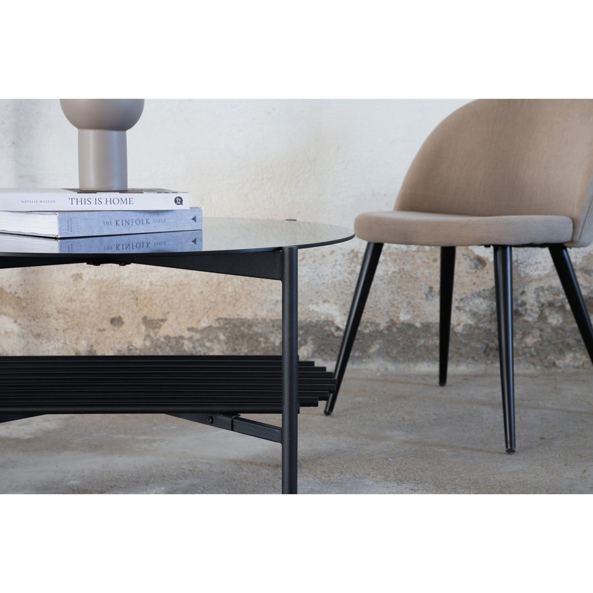 Von Staf Soffbord Black, ⌀80
