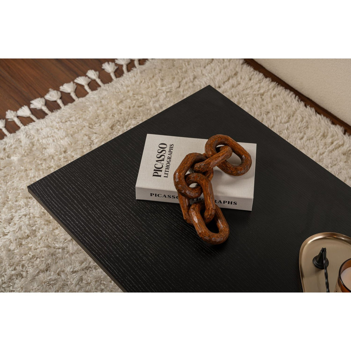 Rebecca Soffbord Wood Black