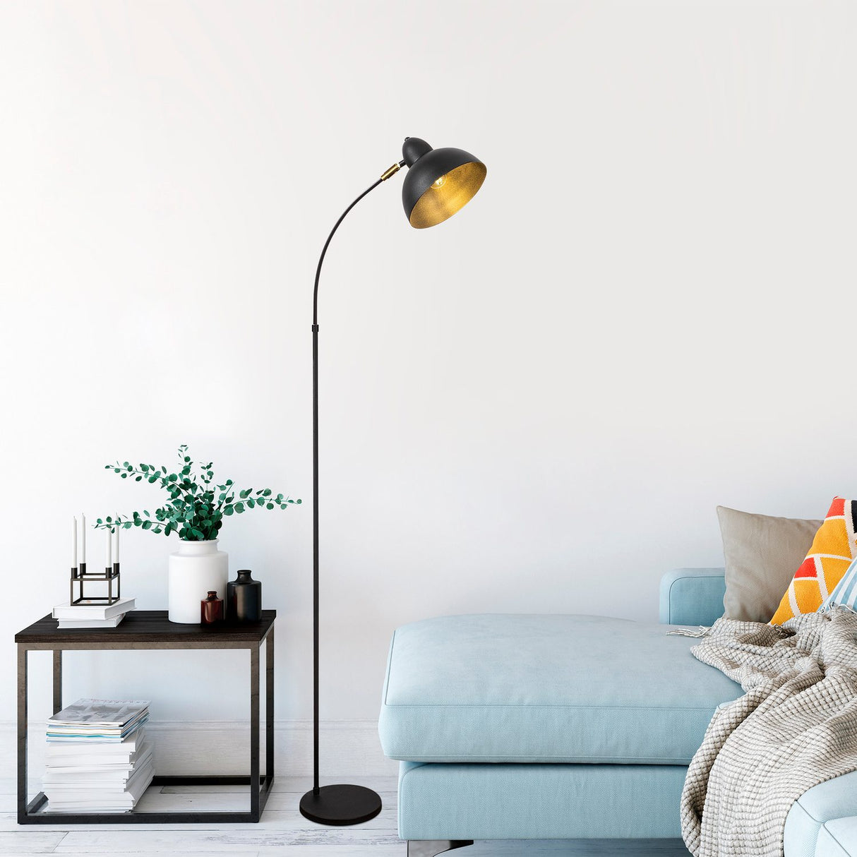 Gama Golvlampa Svart / Antik
