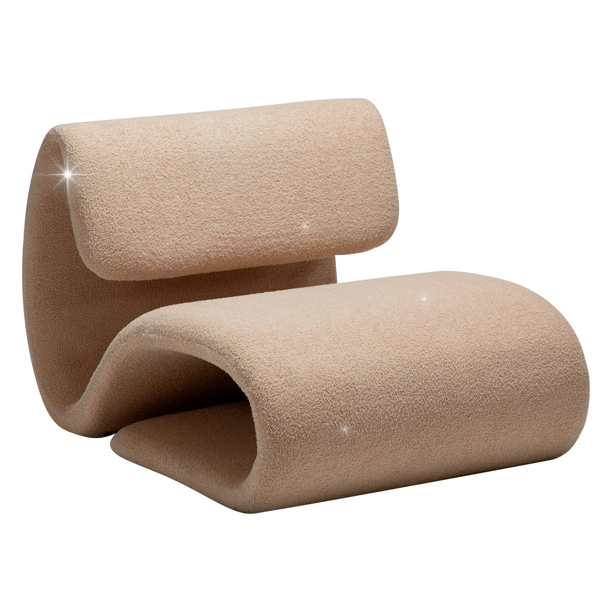 Dubna Loungefåtölj Frosted Almond