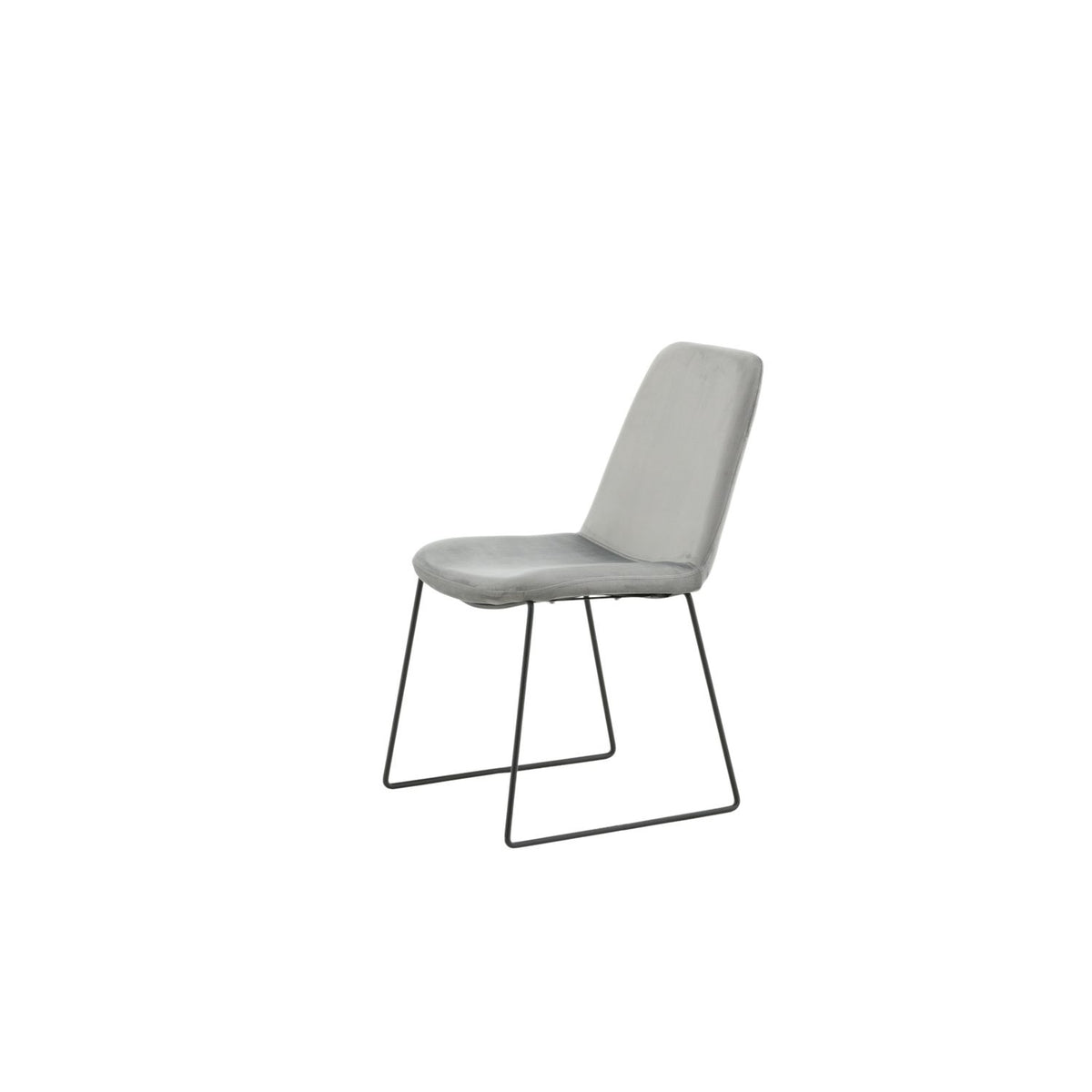 Muce Matstol Svart, Grå, Polyestersammet, 63 x 84 x 43