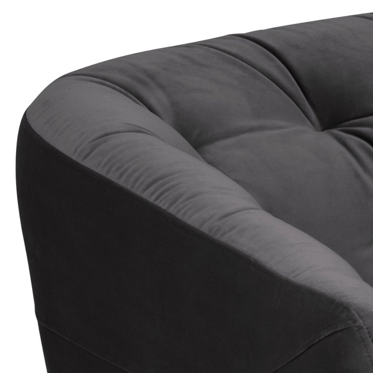 Gina 2-sits Vic tyg Mörkgrå