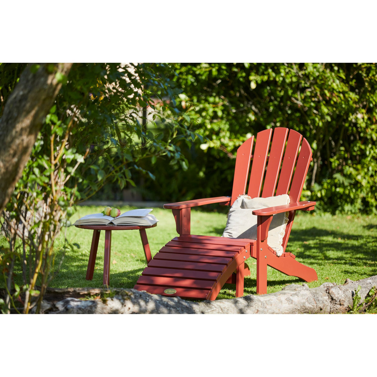 Tennessee Däckstol Oxidröd