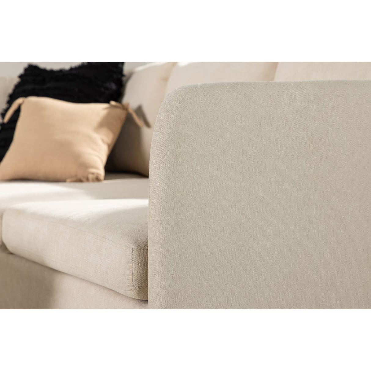 Noll 3-sitssoffa Beige, Hörnsoffgrupp
