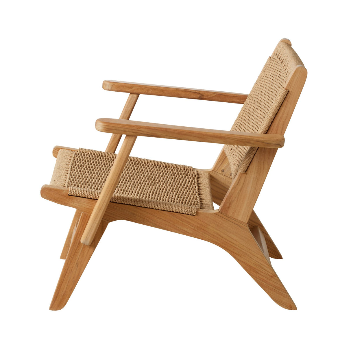 Eya Loungestol Teak med Paperloom fläta