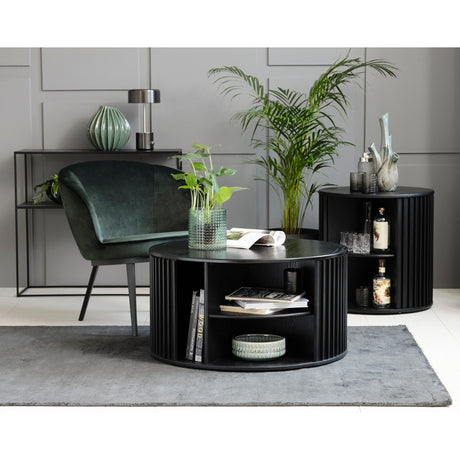 Audrey Soffbord Ø85 cm Svart