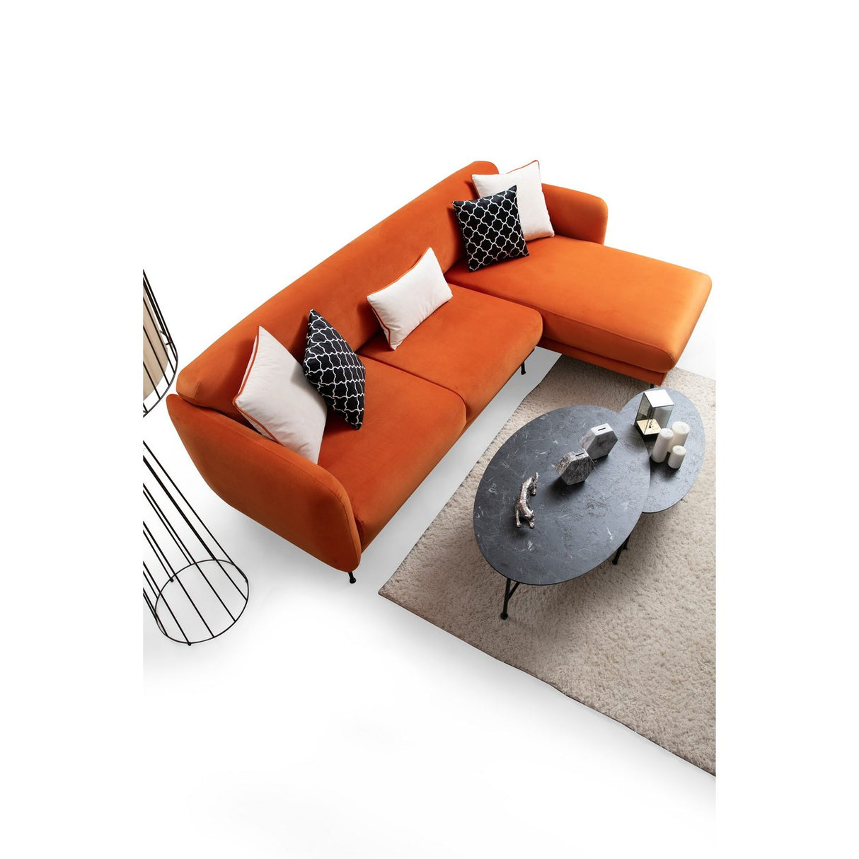 Roseau Hörn (270-170 x 98 x 85 cm) Bäddsoffa, hörn Höger