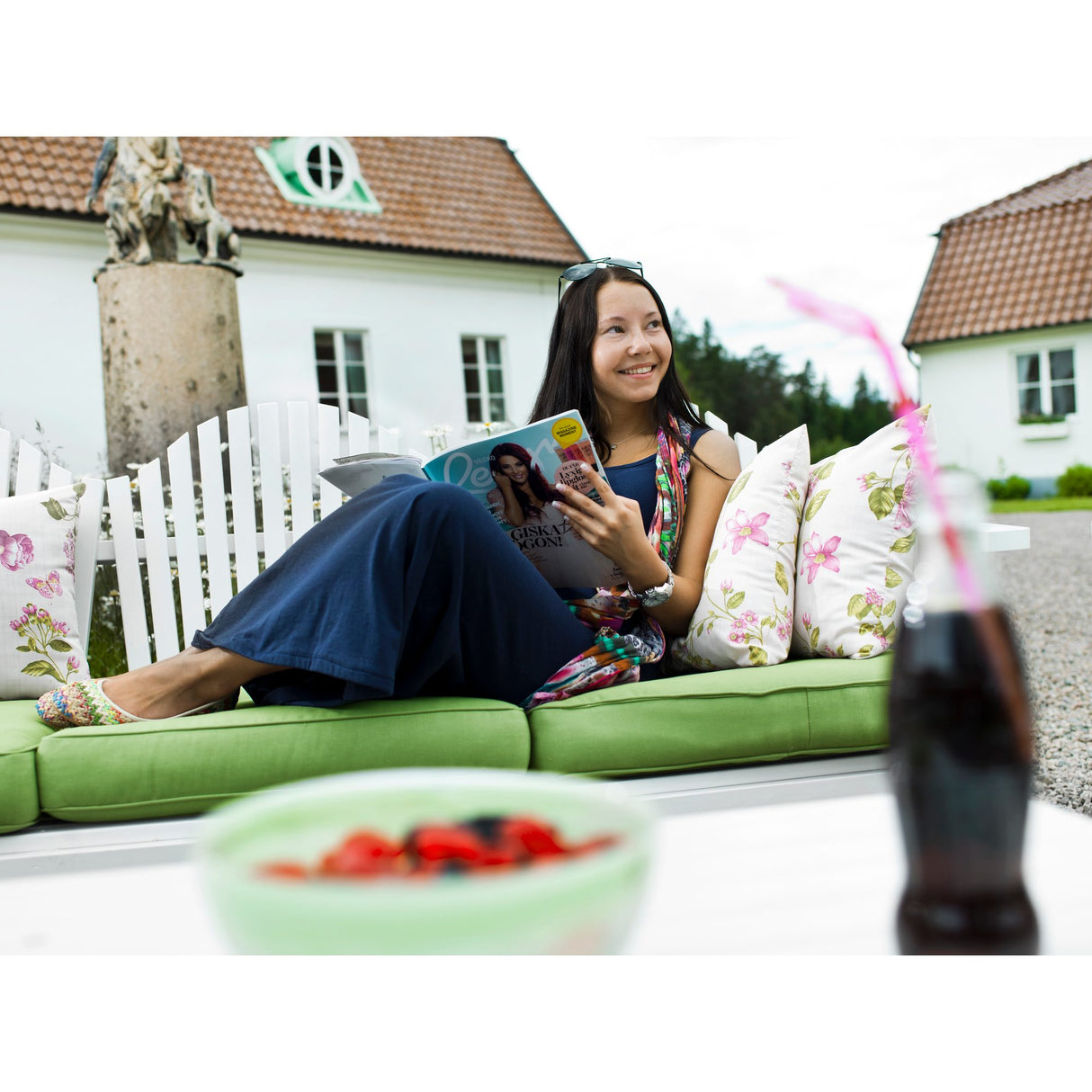 Gotland Utebord 60 x 120 cm Vit