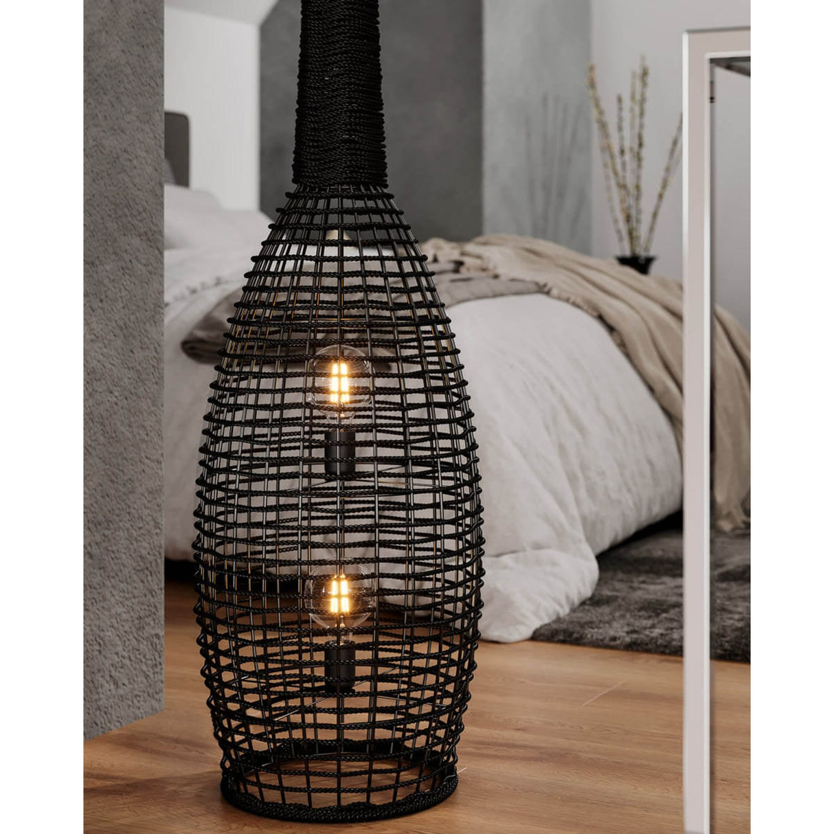 Seagrass Golvlampa Svart