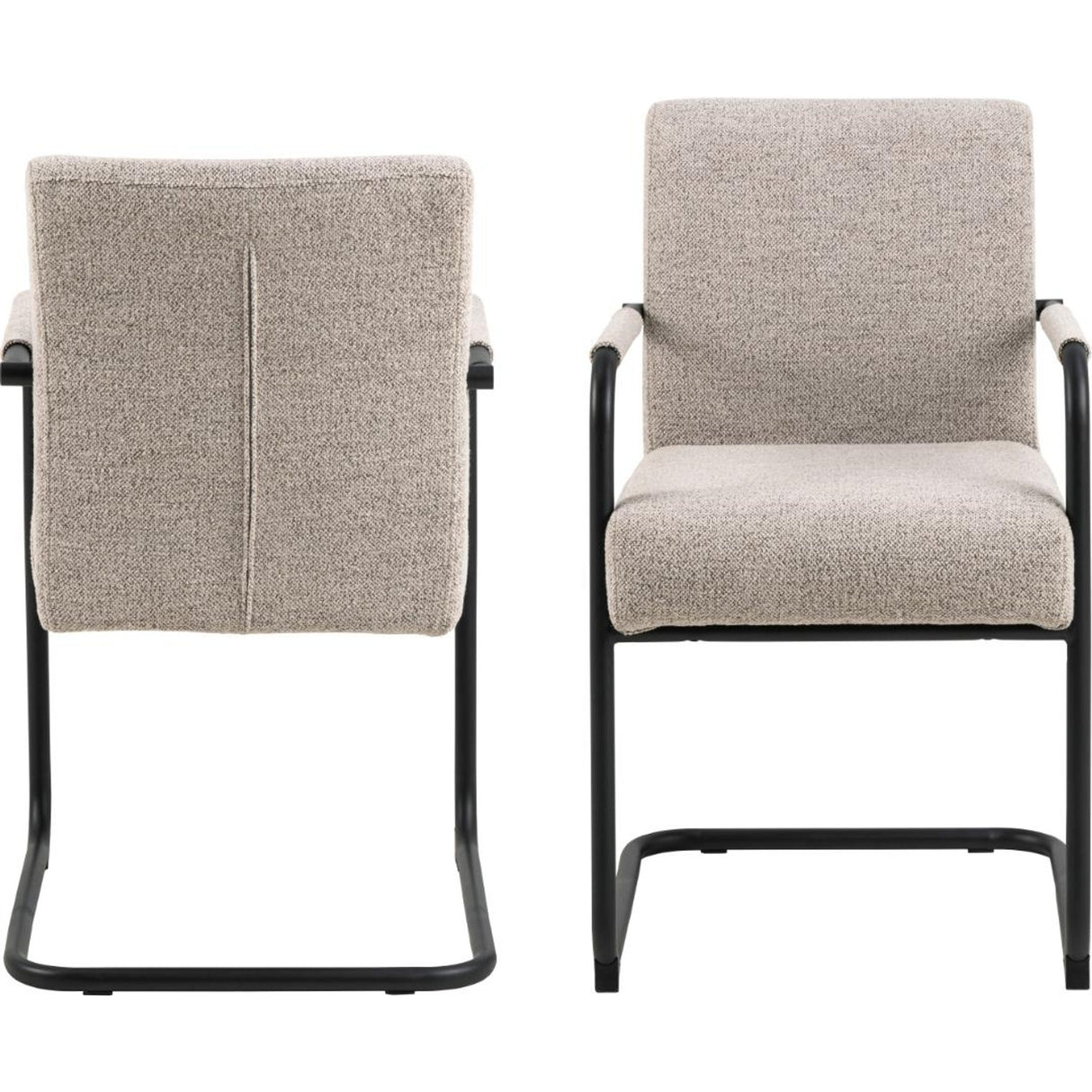 Jordaan Karmstol Monza tyg Beige