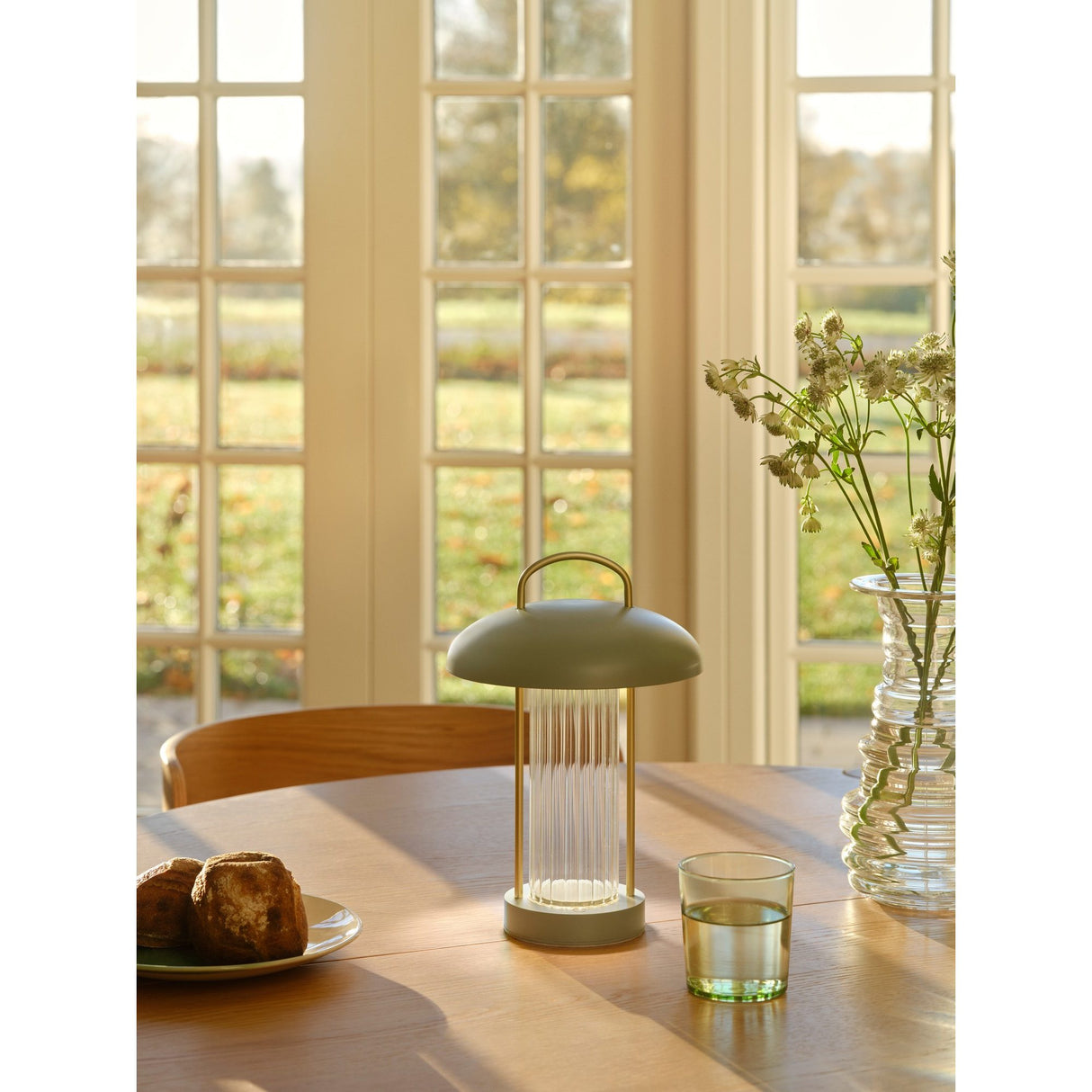 Mirano Uppladdningsbar Lampa Dovgrön