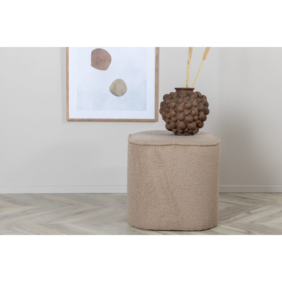 Piff Puff Beige, Polyester teddy
