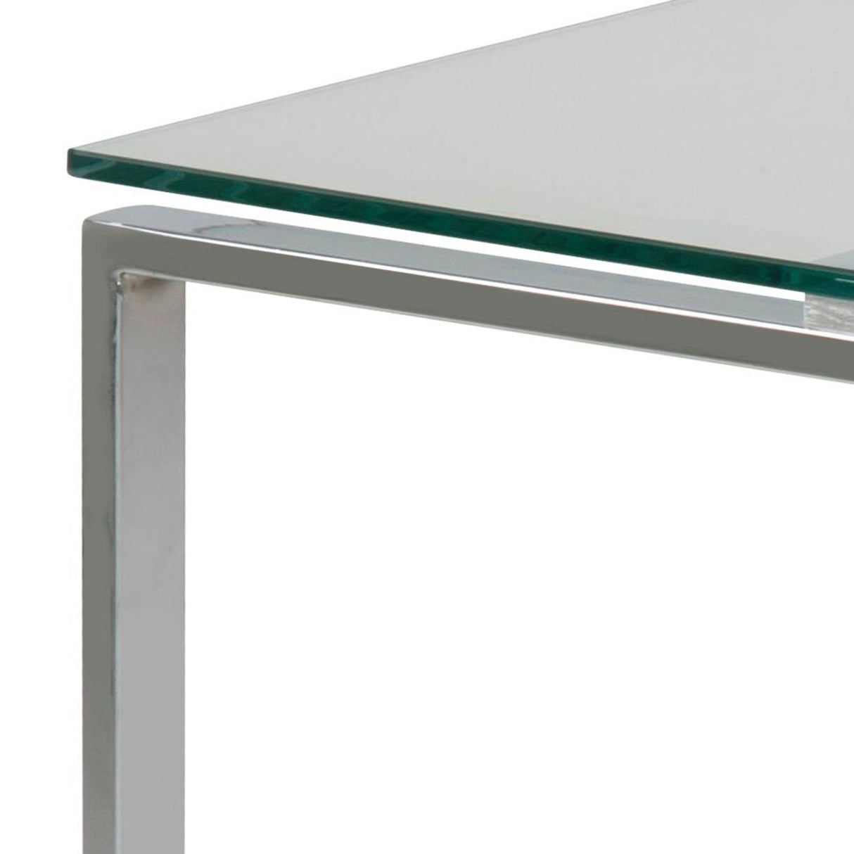 Benz Satsbord 55x50x50 cm Krom/Glas