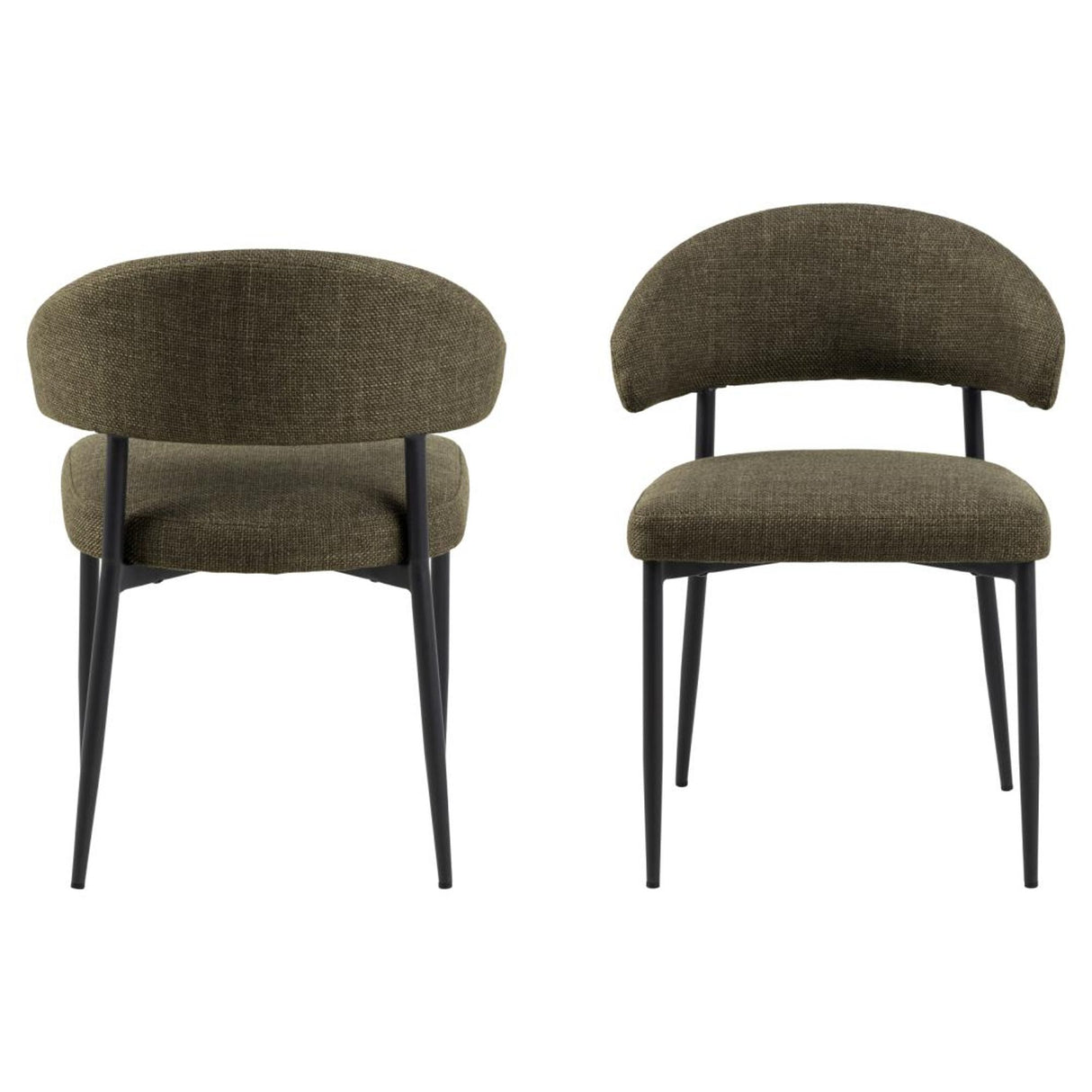 Kaley Matstol Basel tyg Grön