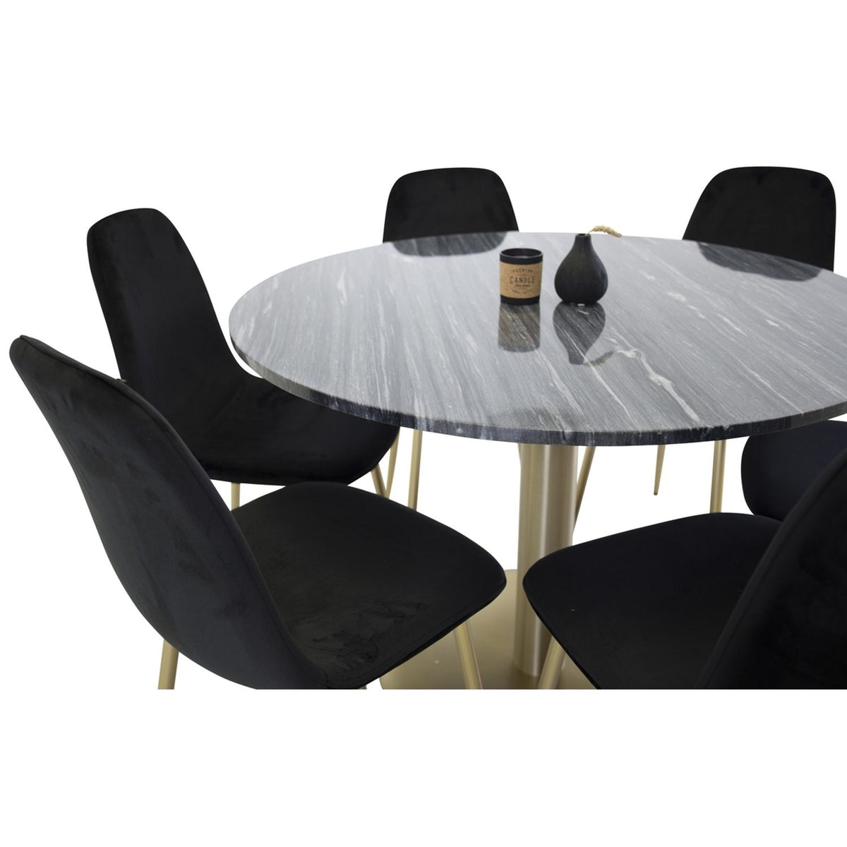 Estelle, Polar Rund matgrupp Guld