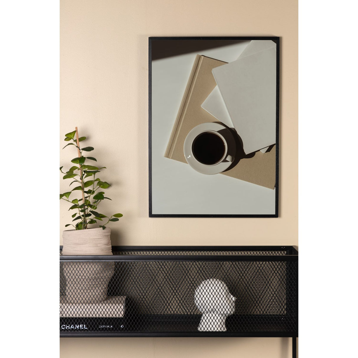 Kaffe Poster Vit, 70 x 100 cm