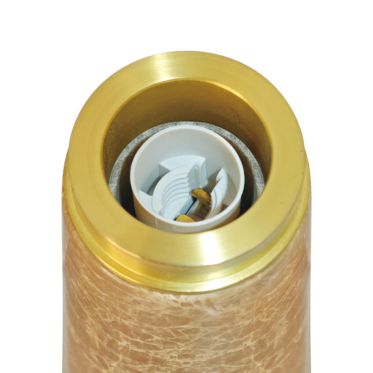 Glossy Bordslampa Beige