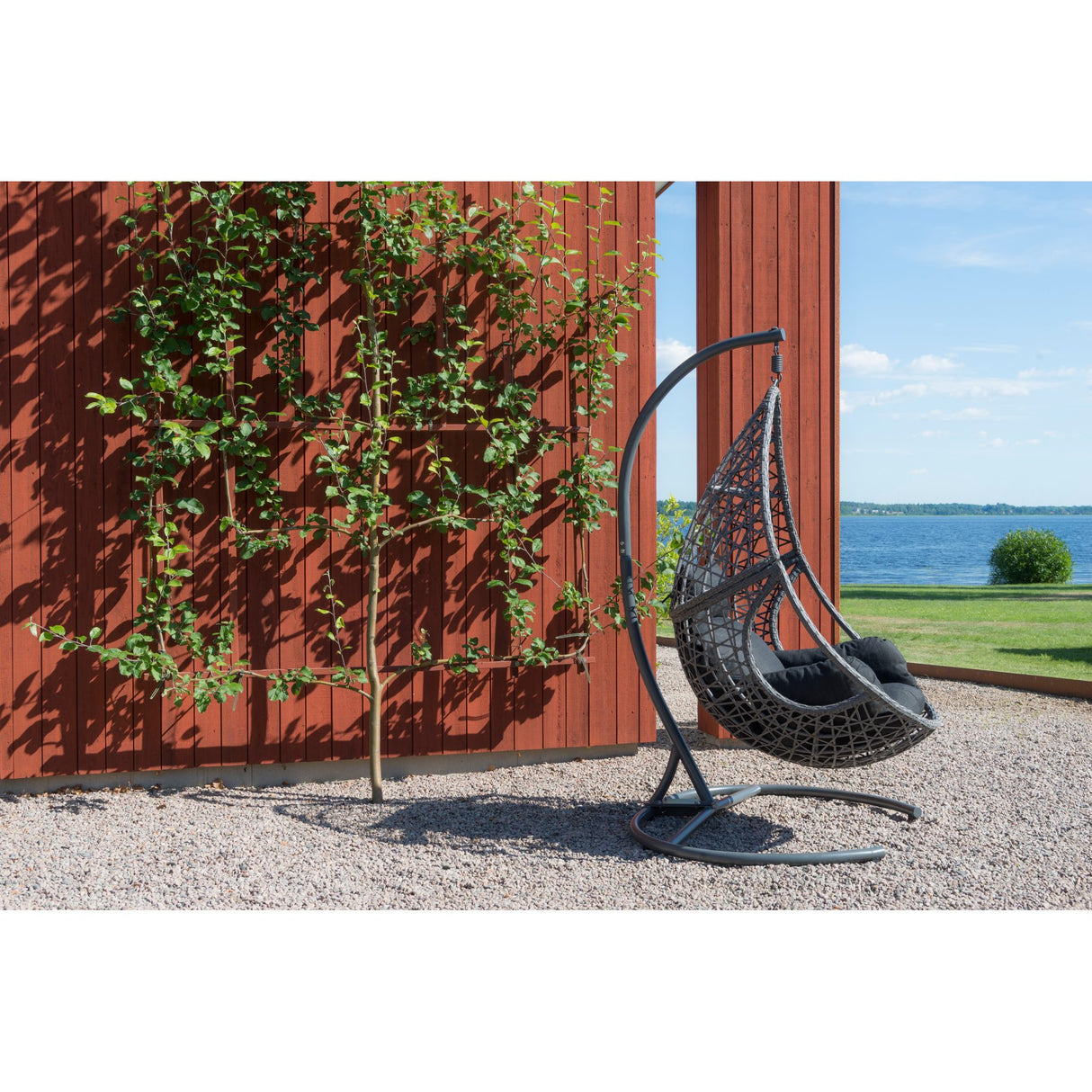 Droppen Vilfåtölj Grå