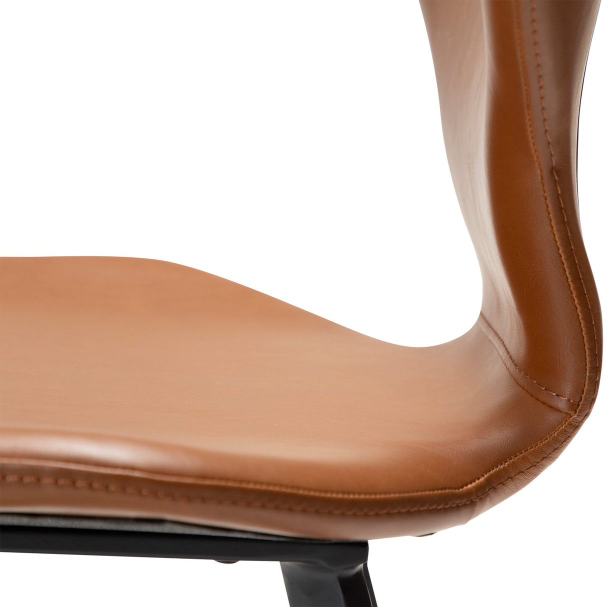 S.I.T Stol Vintage Light Brown Art.Leather, Black