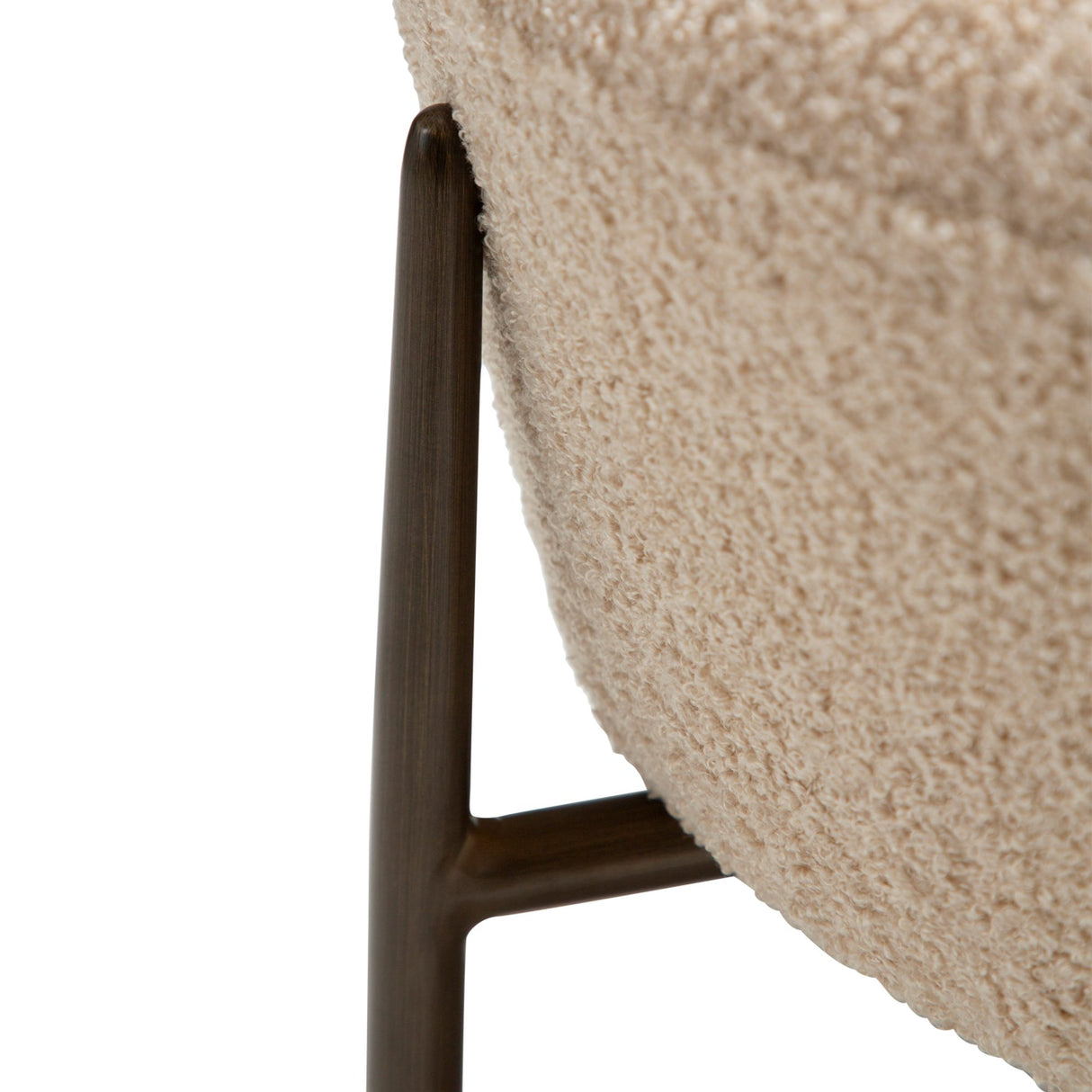 Orbit Fotpall Frosted Almond