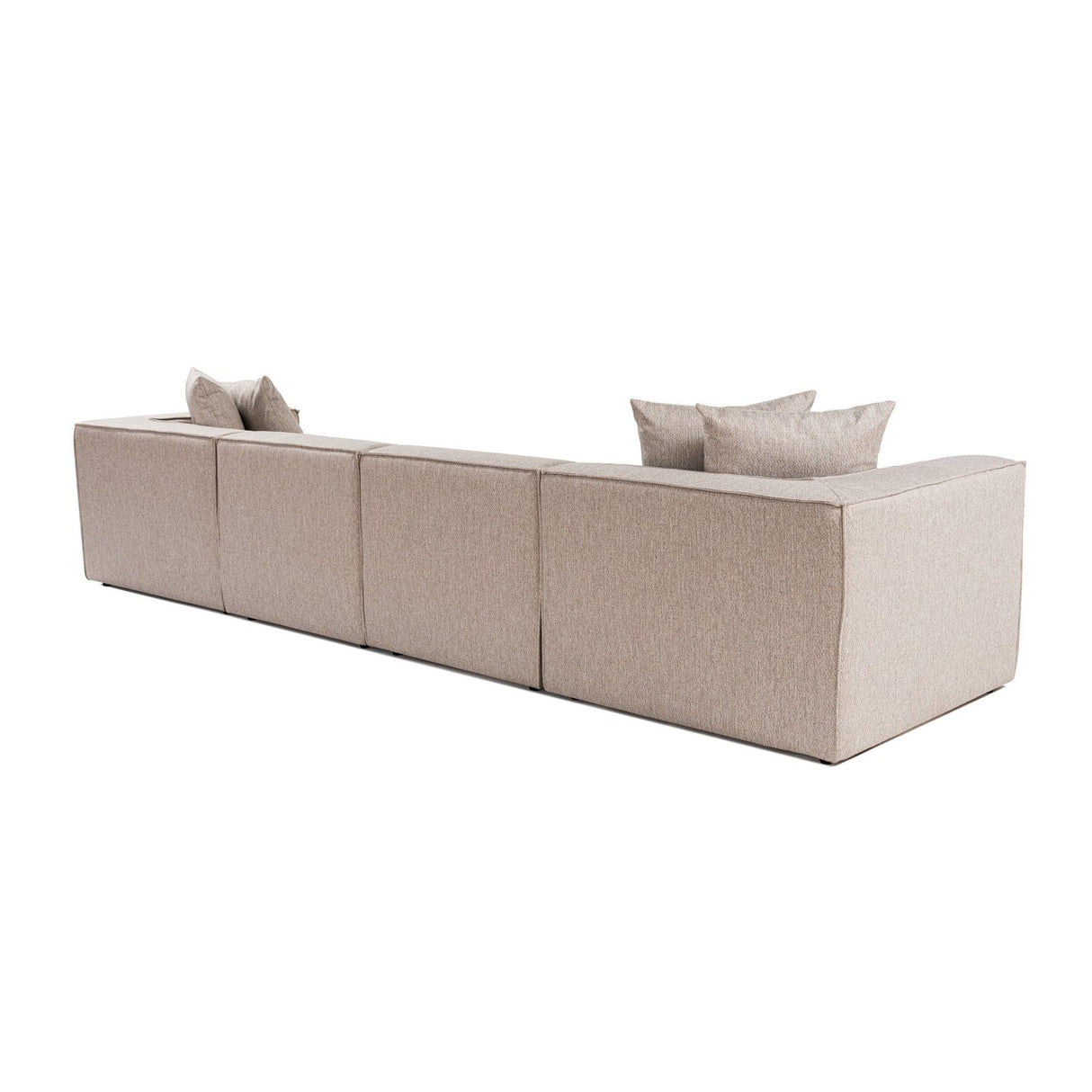 Sora (350 x 65 x 190 cm) Hörnsoffa Sandbeige