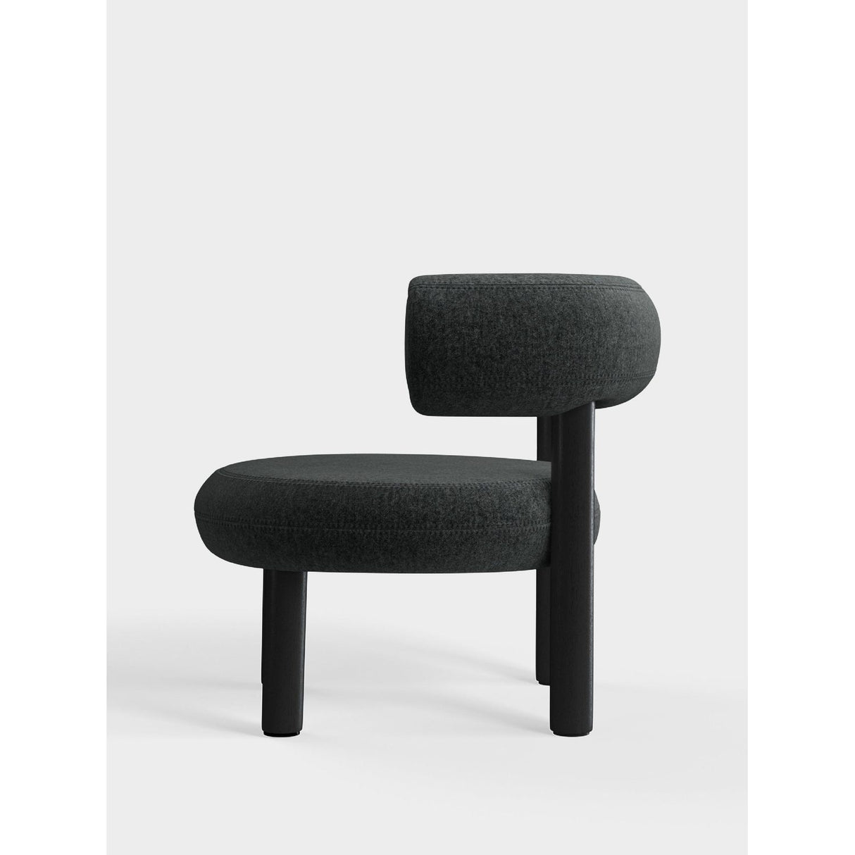 Fat Loungestol Melange Nap Dark Grey BLW