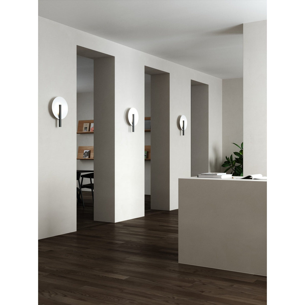 Furiko Vägglampa Svart