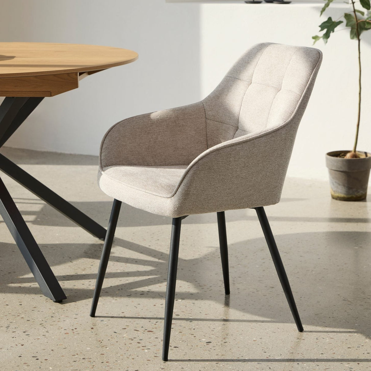 Cubo Stol Fyrkant Sand