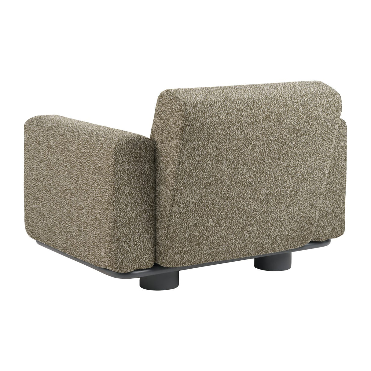 Bolster Fåtölj Antracit/Teddy Verde