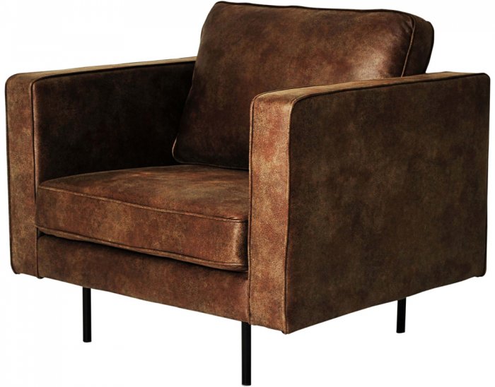 Texas Fåtölj Mörkbrun